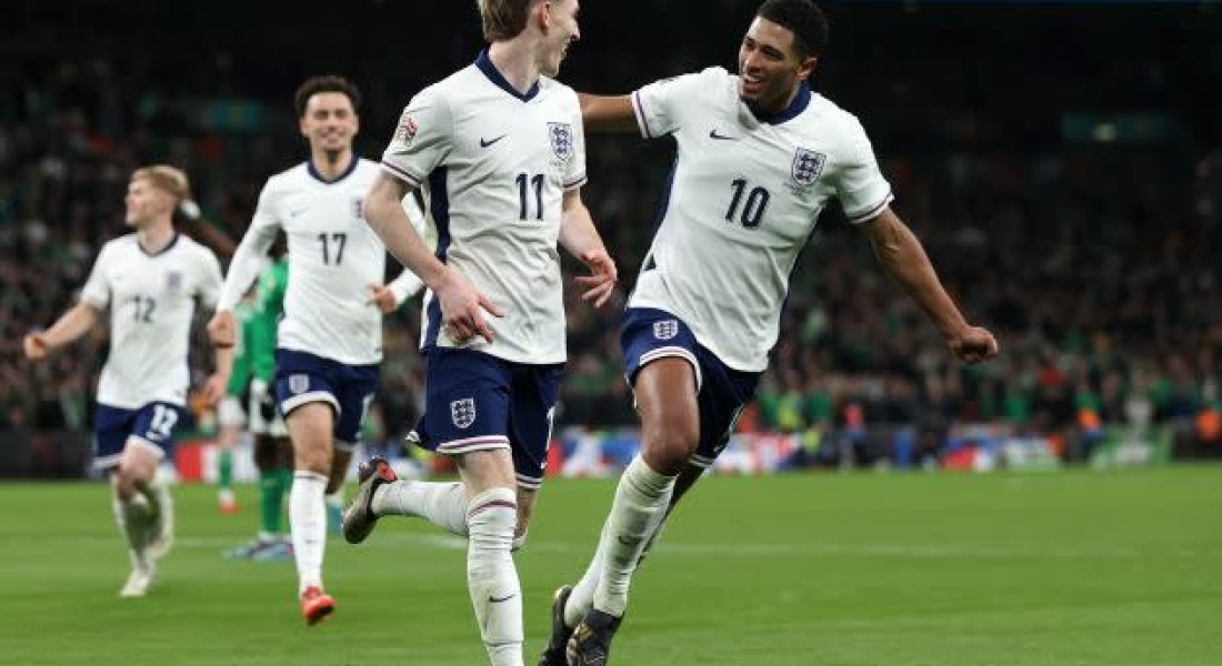 England vs Republic of Ireland Result: Score 5-0