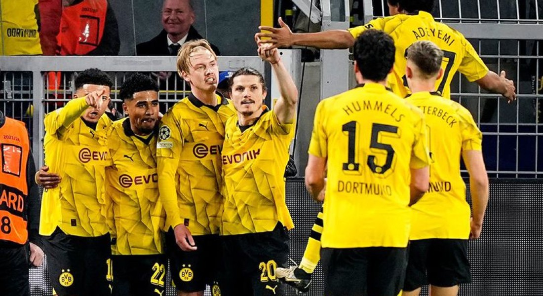 Borussia Dortmund vs Atletico Madrid Results: Score 4-2 (Agg. 5-4)