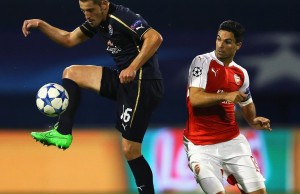 Dinamo Zagreb's Arijan Ademi (left) played for an hour and a half against Arsenal in September before falling flat a medications test