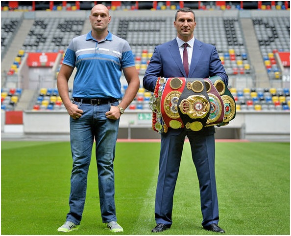 Tyson Fury and Wladimir Klitschko