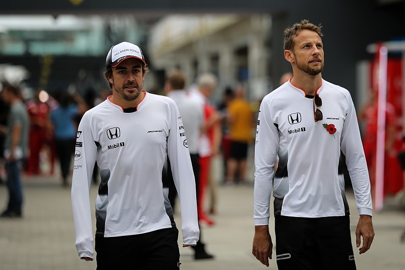 Button and Alonso McLaren