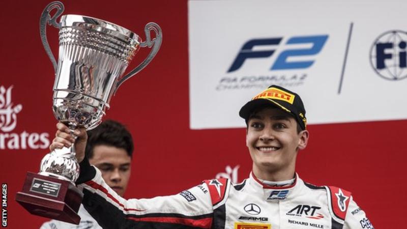 George Russell F2 Champion