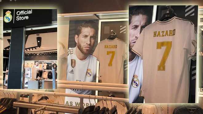 hazard jersey in real madrid