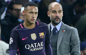 Man City Boss Admites Neymar Makes Football a Pleasure