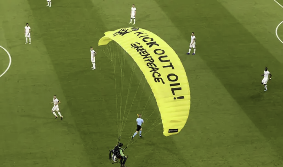 Euro 2020: Greenpeace Protestor Parachutes Into Stadium During France vs Germany