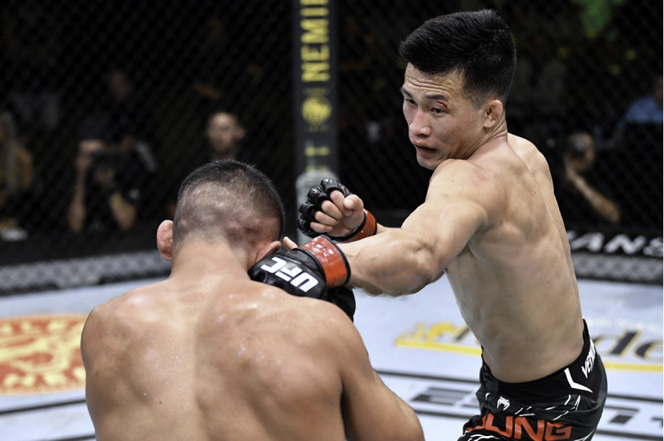 Korean Fighter Sung Jung Dominates Dan Ige at UFC Fight Night