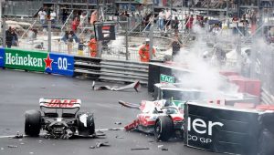Schumacher Haas destroyed