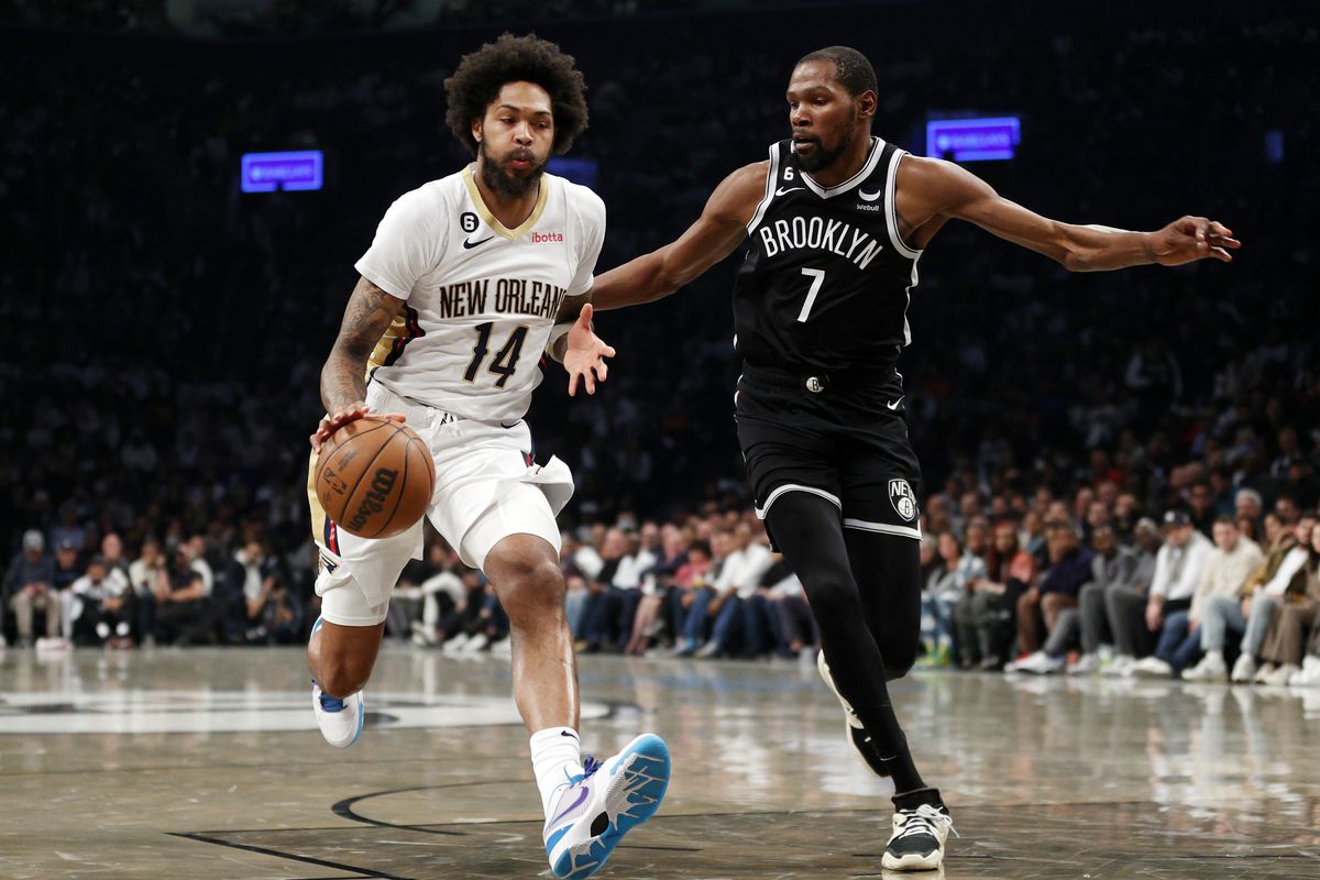 Kevin Durant Brooklyn Nets Beat New Orleans Pelicans
