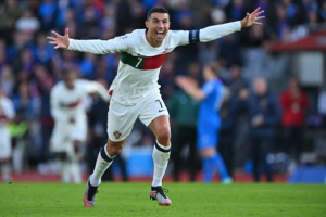 Cristiano Ronaldo Scores His 123rd Goal For Portugal