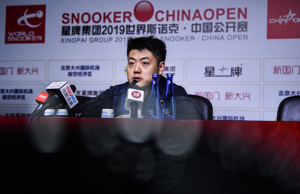 Snooker China Open di tunda