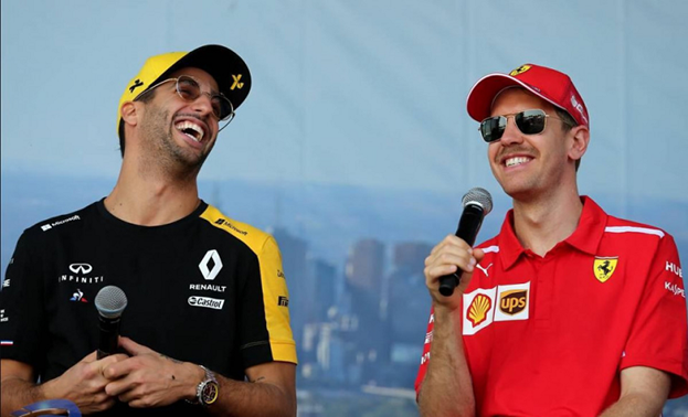 F1: Ricciardo Percaya Sulit Bagi Vettel untuk Pindah